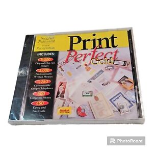 Print Perfect Gold CD New Sealed Windows 2000 Or Higher