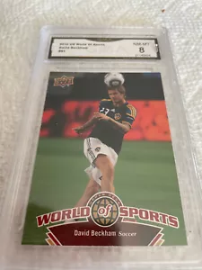 David Beckham Galaxy 2010 cubierta superior World of Sports # 61 grado 8 L@@K - Imagen 1 de 2