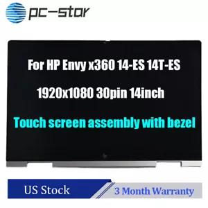 N41025-001 For HP Envy x360 14-ES0033DX 14-ES0010CA LCD Touch Screen Replacement - Picture 1 of 5