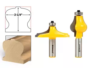 Thumbnail Bead 2 bit set punte router corrimano - gambo 1/2" - Yonico 18230 - Foto 1 di 2