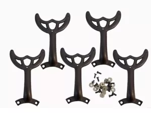 New Sealed Harbor Breeze Bronze Ceiling Fan Blade Arms, 5 Pack Fast Free Ship - Picture 1 of 1