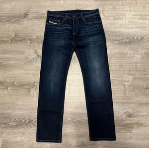 Diesel Men’s Safado Jeans Size 33 x 32 Regular Fit Straight Leg Dark Wash RM065 - Picture 1 of 7