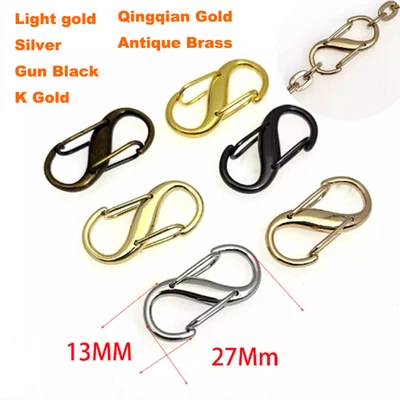 Schnalle Schlüsselring Karabiner Haken Reparatur Verbindung Kürzen Kette Riemen - Bild 1 von 4