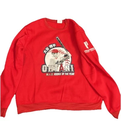 Ohtani Rookie of the Year Red Sweatshirt - Image 1 of 4