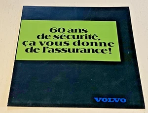 Brochure de Vente VOLVO 60 ans de Sécurité - 1987 - Bel Etat. - Picture 1 of 3