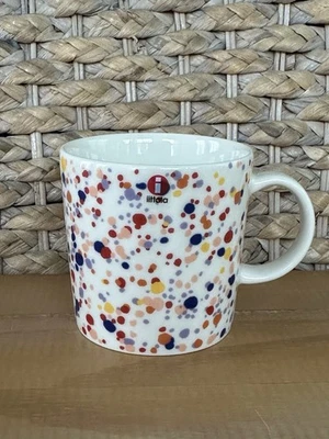NWT Iittala Oiva Toikka Mug Helle 0.3 L Whimsical Polka Dot Finland 3” CRO920 - Image 1 of 4