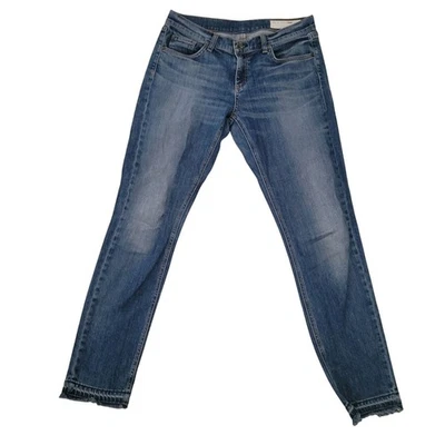 Rag & Bone Womens Amelie Skinny Jeans Distressed Hem 29 Blue Denim luxury Y2K - Image 1 of 4
