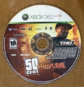 50 Cent Blood on The Sand (Microsoft Xbox 360, 2009) Disc Only Tested Working - Picture 1 of 7