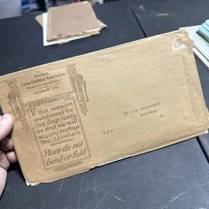 Delco-Light Dupuis Brothers Sigourney Iowa Postkarte Werbung 1918 - Bild 1 von 6