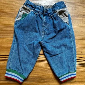 Jeans Fun Duds vintage color block TAGLIA 12M - Foto 1 di 6