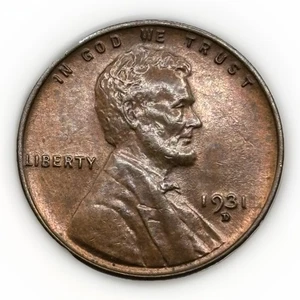1931-D Lincoln Cent • XF Details RB • Early Key Date Wheat Penny - Bild 1 von 2
