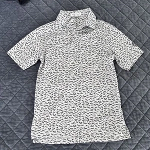 Peter Millar Summer Comfort Polo Shirt Boys Small 7 8 Golf Air Planes Kids B10 - Picture 1 of 8