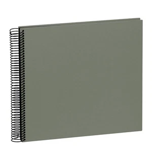 - Spiral Economy Medium Black Paper Photo Album (9.1 x 9.6 in.), Grey - Picture 1 of 4