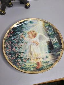 Bradford Exchange 8" Sammlerteller An Angels Touch # 16508e - Bild 1 von 4