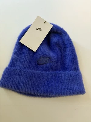 Nike Peak Gorro Azul Puño Peluche Adulto Unisex, Nuevo Con Etiquetas Foto 1 de 4