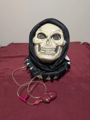 Vtg Halloween Mask Bleeding Skull Two Layer Blood Flow Down Face - Image 1 of 4