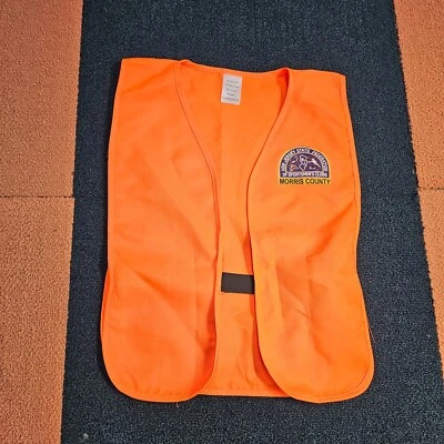New Jersey State Federation of Sportsmen's Clubs Orange Hunting Safety Vest V6a - Image 1 of 4