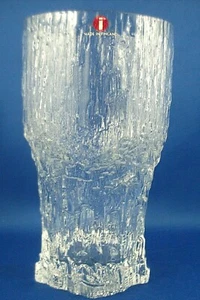 Vintage IITTALA Finland ASLAK Scandinavian Art Glass HIGHBALL GLASS TUMBLER - AU - Bild 1 von 9