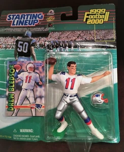 Vintage 1999-2000 New England Patriots Drew Bledsoe NFL Starting Lineup - Picture 1 of 2