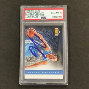 2012-13 Panini Prestige #48 Danilo Gallinari Signed AUTO 10 PSA Slabbed Nuggets - Picture 1 of 2