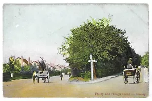SURREY -PURLEY, FOXLEY & PLOUGH LANES nr CROYDON Postcard - Picture 1 of 1