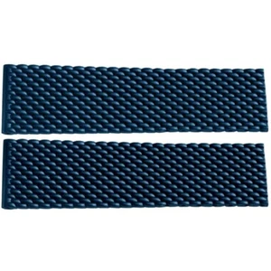 Breitling Aero Classic 7" Blue Rubber Strap Fits 22mm Inlet Breitling Models - Picture 1 of 1