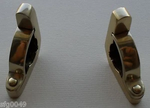 Escaleras de latón barras triangulares ojales 16x16 mm ojales angulares ojales de alfombra ojales de anillo - Imagen 1 de 11