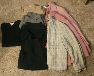 Jones New York Liz Claiborne Women's 8pc Clothing Lot Pants Suit Vtg Sz.18W - Picture 1 of 24