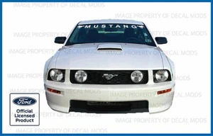 Calcomanía de bandera parabrisas delantero Ford Mustang 2005 - 2009 V6 GT PMP - Imagen 1 de 1