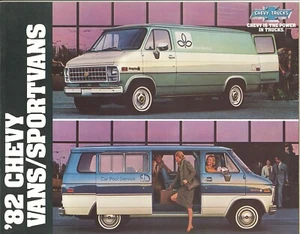 1982 Chevrolet Van G10 G20 G30 Sportvan Vintage Sales Brochure - Picture 1 of 1