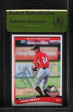 2012 Choice Tri-City ValleyCats John Neely BAS Certified Beckett Auth Sticker