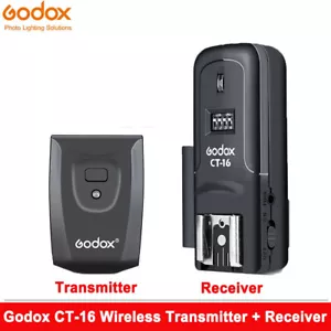 US Godox CT-16 Wireless Flash Trigger Transmitter + Receiver Set for Canon Nikon - Picture 1 of 10