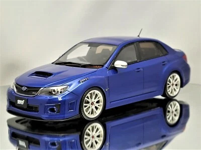 Otto Mobile Subaru Impreza WRX STi S206 2011 Blue Mica Resin Model 1:18 - Image 1 of 4