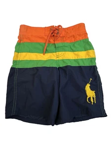 Polo Ralph Lauren Swim Shorts Big Pony Boy's 6 Colorful Beach Preppy Summer - Picture 1 of 9