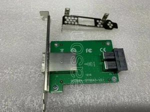 SAS HD Bracket with SFF-8644 to int. SFF-8643 - Picture 1 of 4