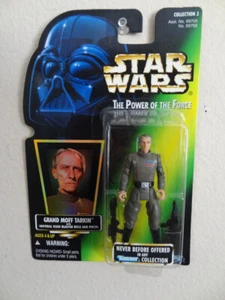 Figura de acción Star Wars Power of the Force Green Card GRAND MOFF TARKIN - Imagen 1 de 4