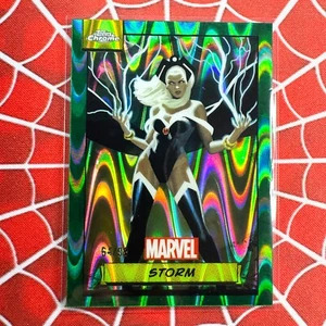 2024 Marvel Topps Chrome - Storm #28 - Green Gamma Ray Wave /99 - Picture 1 of 2