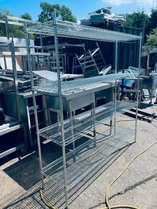 Stainless Steel 4 Racks Shelving For Commerical Use - Picture 1 of 6