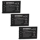 3x Batteria per Casio Exilim EX-Z8 EX-Z77 EX-Z770 EX-Z65 EX-Z70 EX-Z75 700mAh