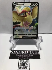 Tarjeta de juego de cartas coleccionables Pokémon de origen perdido Pidgeot V 137/196 casi nueva - Imagen 1 de 3
