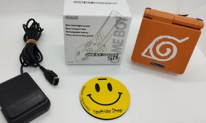 Gameboy Advance SP AGS-001 Naruto Edition Reshell Custom shell & New Battery - Picture 1 of 8
