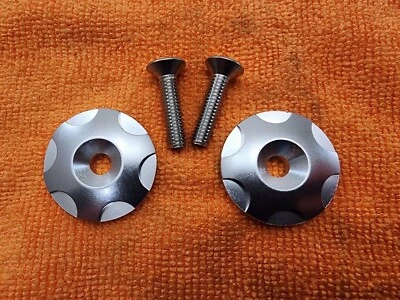 2003-2018 TRIUMPH SPEEDMASTER  HANDLEBAR BAR END CAPS W BOLTS - Image 1 of 4