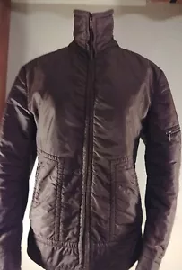 Parka giacca sci donna vintage testa foderata marrone USA taglia small - Foto 1 di 11
