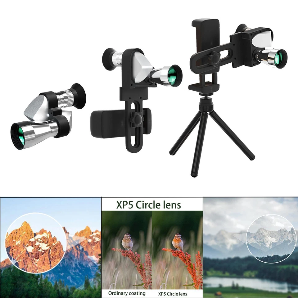 Portable Telescope 8x20 Handheld Monocular for Travel Birdwatching Hike - Image 1 of 1