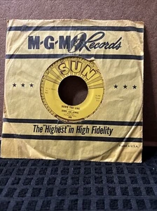 JERRY LEE LEWIS ~ BREATHLESS DOWN THE LINE 7” SUN RECORDS 45 EX FREE SHIP 1958 - Picture 1 of 6