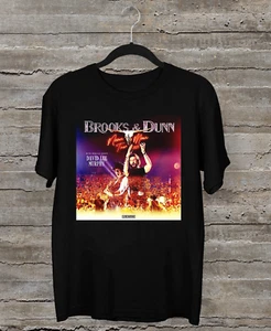 NEW Brooks & Dunn Neon Moon Tour 2025 Black All Size T-SHirt AE24 - Picture 1 of 3