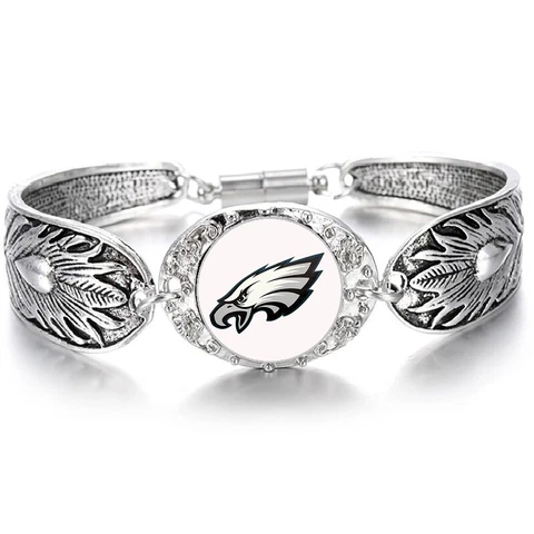 Special Philadelphia Eagles Women's Sterling Silver Bracelet W Gift Pkg D3 Cover