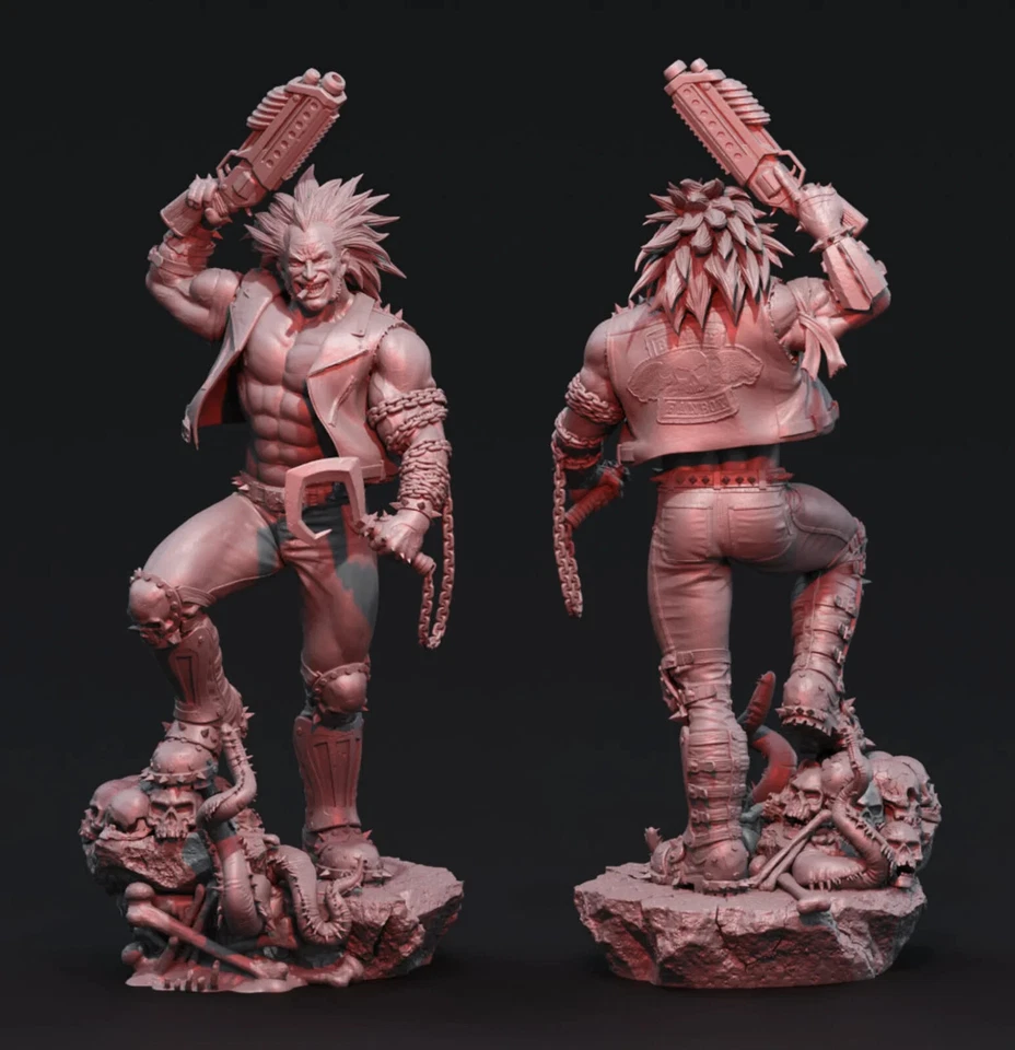 Lobo Resin Sculpture Statue Model Kit DC size choices! Unpainted/Unassembled