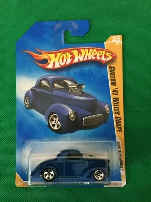 2009 Hot Wheels Custom ‘41 Willy’s Coupe 025/190 New Models B87 - Image 1 of 4