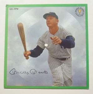 Mickey Mantle Sports Record 1964 Cardboard Flexi Interview Baseball NY Yankees - Picture 1 of 2